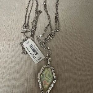 Kendra Scott Tessa multi-strand necklace in nude abalone